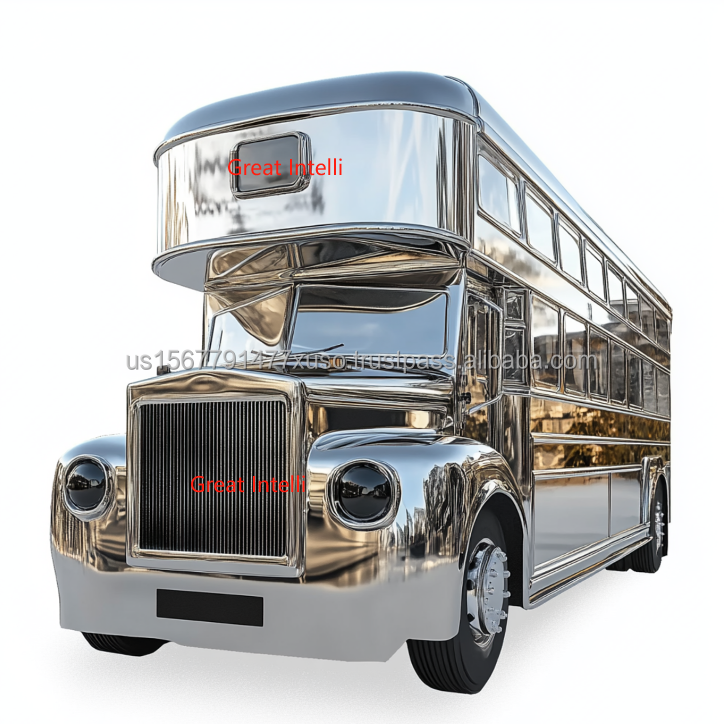 Mobile Food Track Coffee Shop Street Food Kiosk Store Restaurant Double Decker Mobile Food Truck