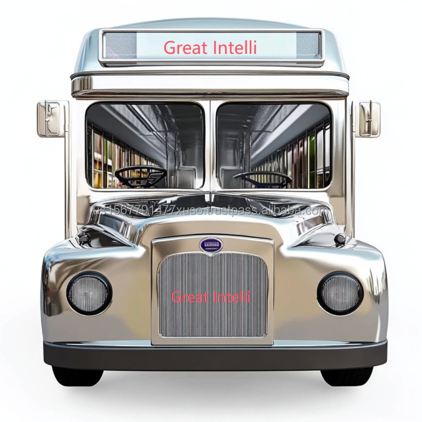 Mobile Food Track Coffee Shop Street Food Kiosk Store Restaurant Double Decker Mobile Food Truck