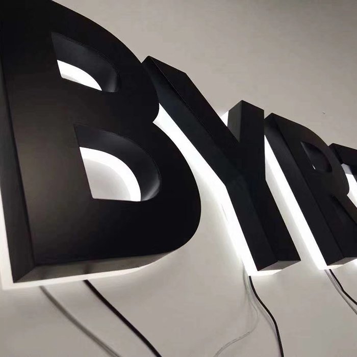 Custom Outdoor LED Advertising Signage Letter Sign Stainless Steel and Acrylic for Company Decorations Red Light Effect