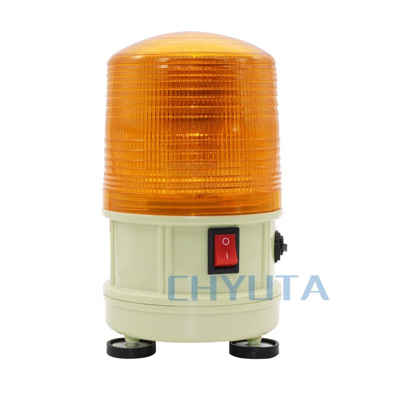 Rechargeable Buzzer LED Safety Flashing Beacon Lights with Magnetic for Tractor Postal Warning Flashing Lights Beacon Light