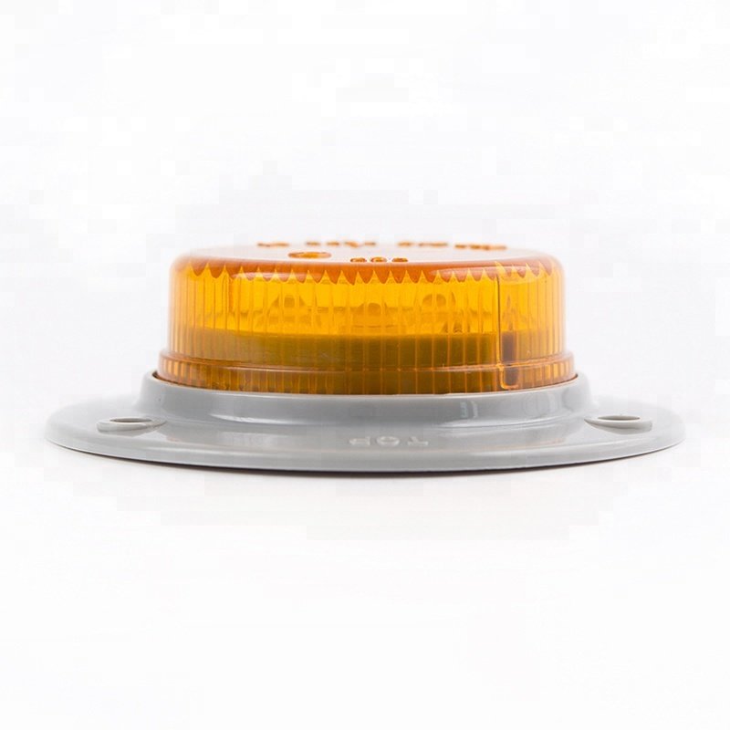 2 Inch Round 3/4/6 Piranha LED Truck Trailer Side Marker Lights Clearance Lamp & Plug