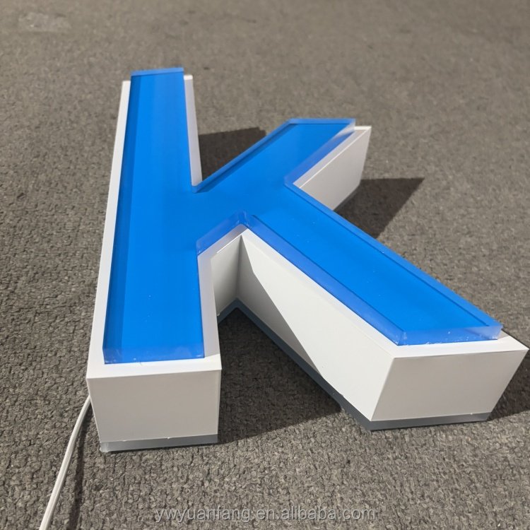 Custom 3D LED Sign Stainless Steel Channel Letters Light Glowing Shop Signage Cafe Illuminated Lighting Signs