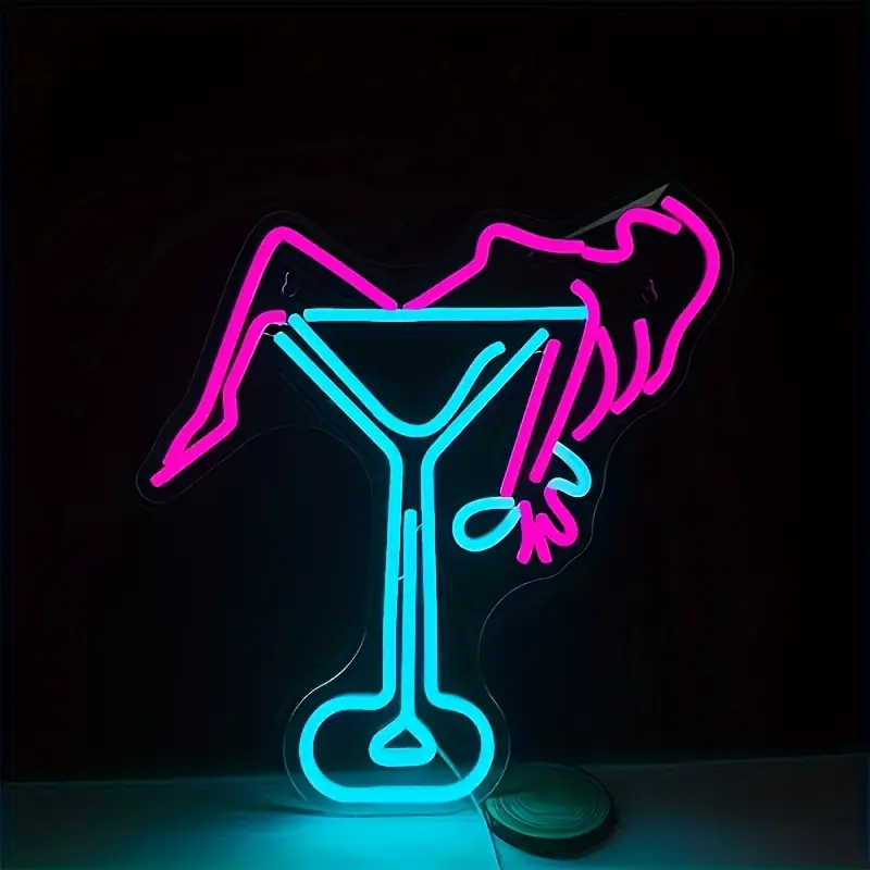 Free Accessories Battery Powered Neon Sign Custom Logo Led Neon Sign 5v 12v Indoor Sign