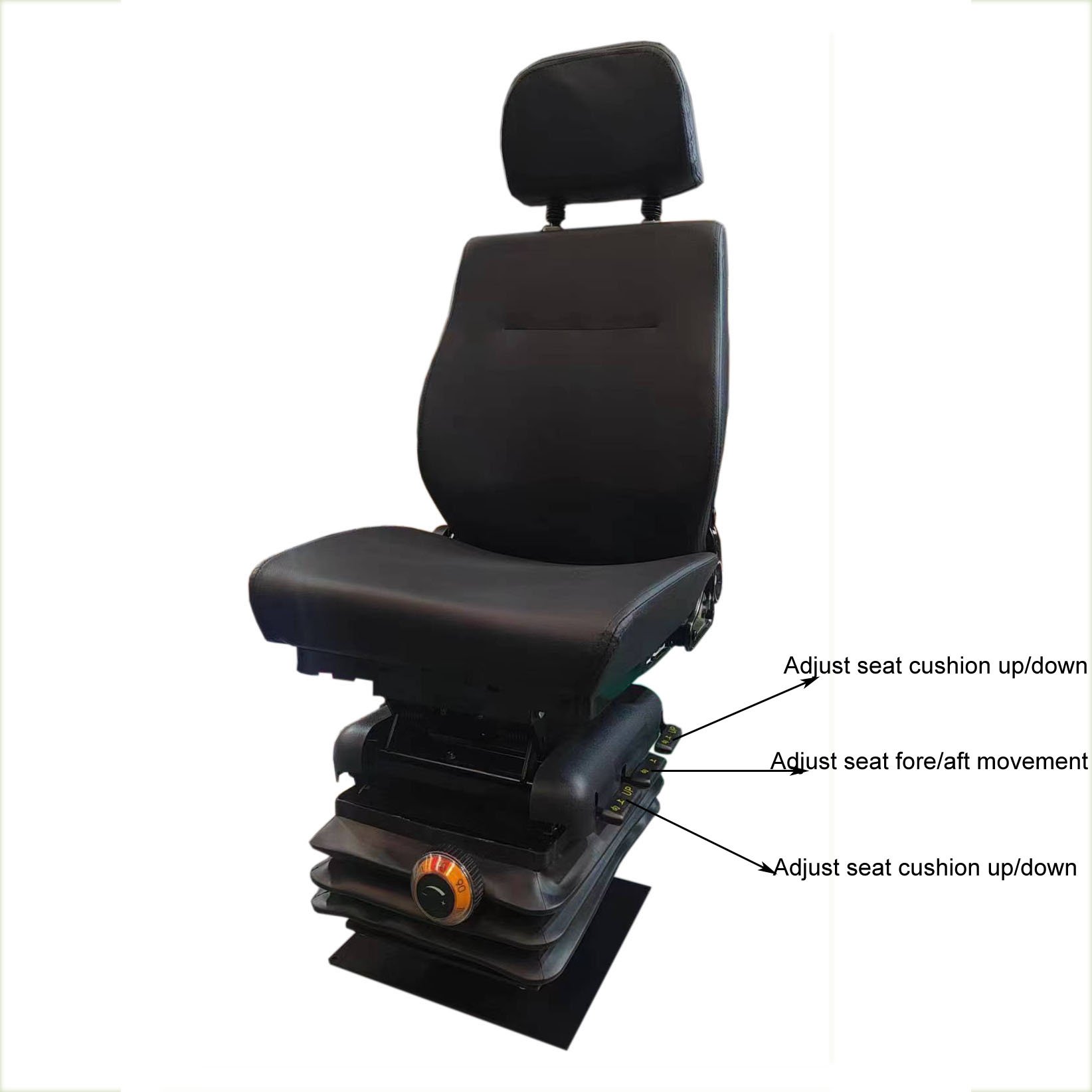 Heavy Duty Driver Seat Man Truck Driver Seat Mechanical Suspension Driver Seat
