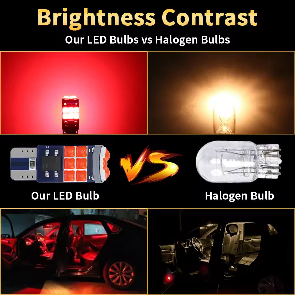 YOBIS T10 LED W5w Socket 3030 15SMD Mini Led Bulb 194 Led Park Light Bulbs Auto for Car