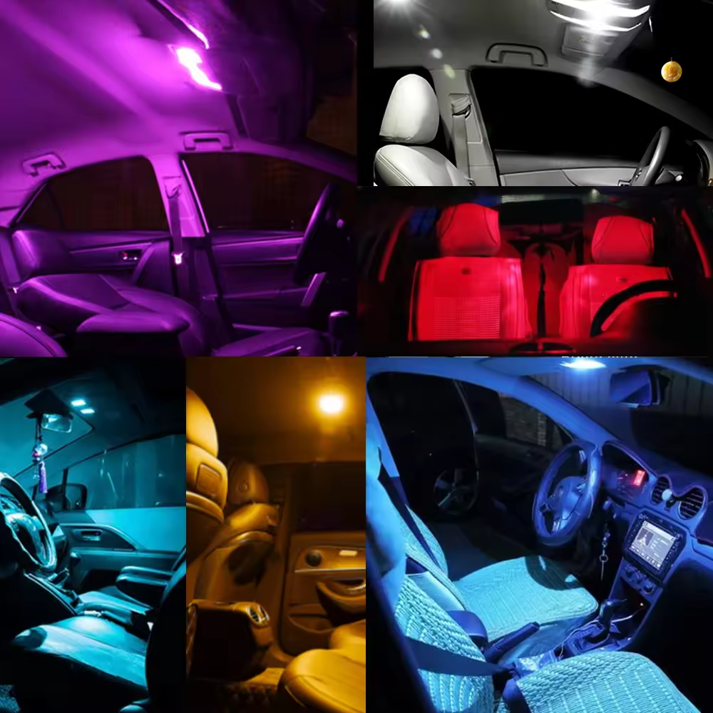 YOBIS T10 LED W5w Socket 3030 15SMD Mini Led Bulb 194 Led Park Light Bulbs Auto for Car
