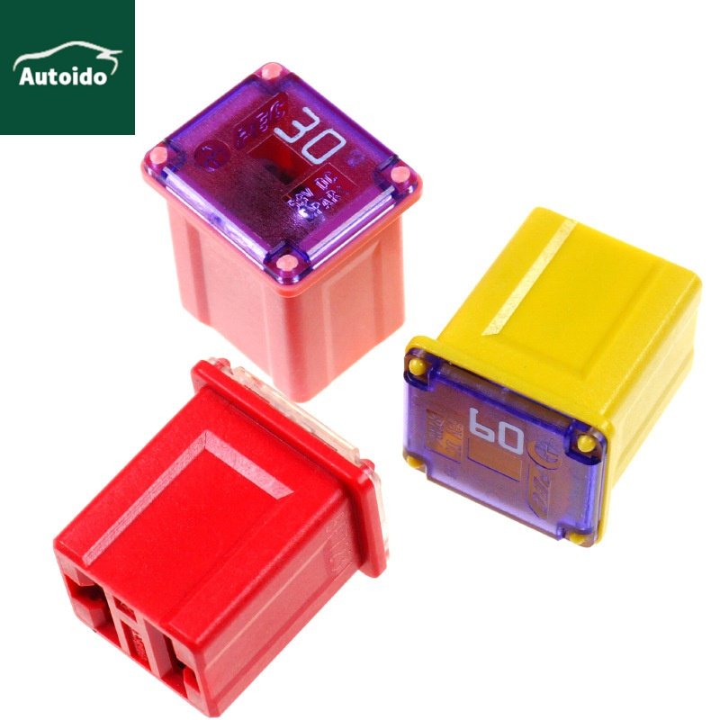 30 Amp Micro Cartridge Fuses Low Profile Box Jcase Fuse Assortment Kit Automotive SBFC-LPJ 58Vfor Pickup Trucks Cars SUVs (30A)