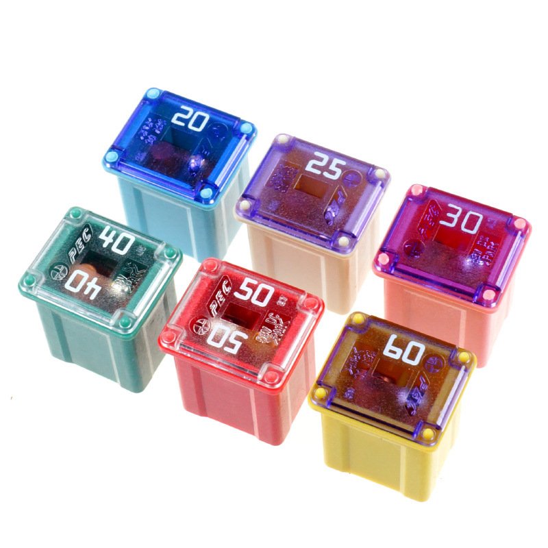 30 Amp Micro Cartridge Fuses Low Profile Box Jcase Fuse Assortment Kit Automotive SBFC-LPJ 58Vfor Pickup Trucks Cars SUVs (30A)