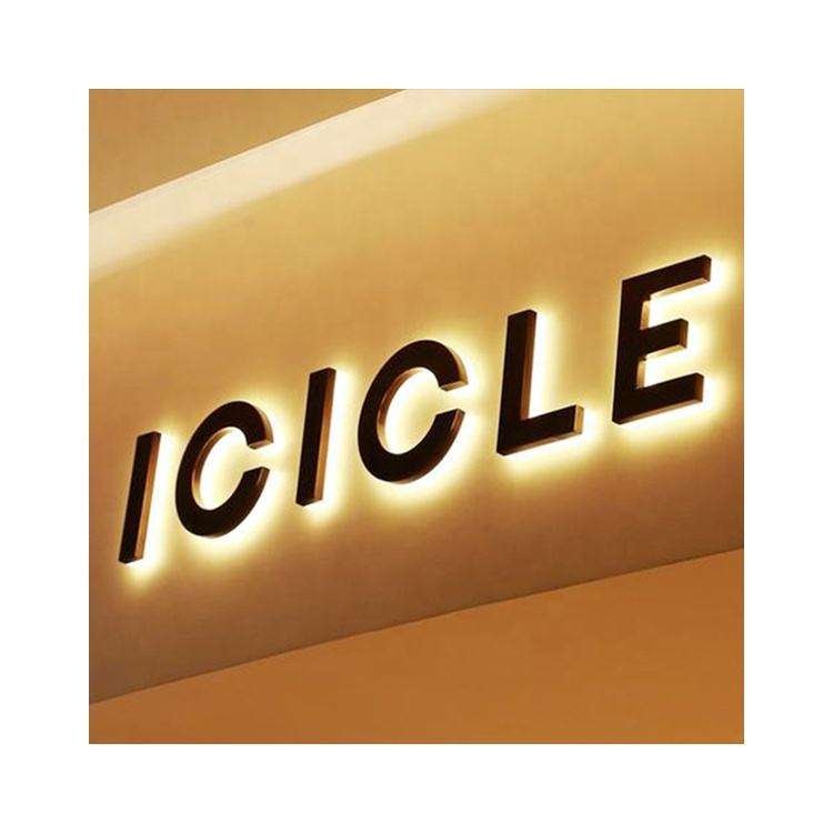 Custom Factory Sign Business Luminous Led Signage Letters Led 3D Signs Company Brand Logo Outdoor Store Sign
