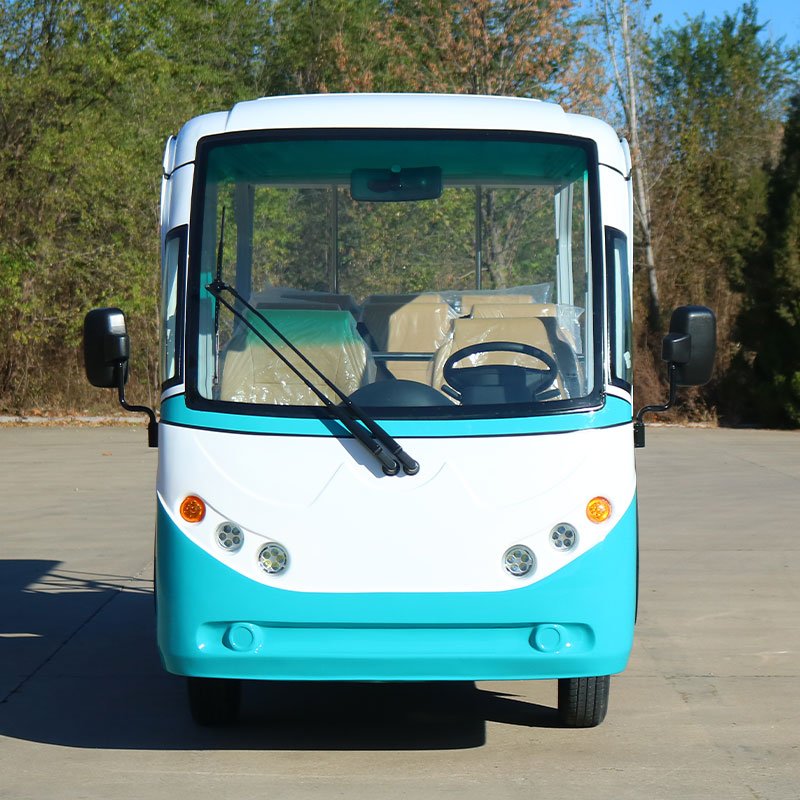 11-Seat Luxury Electric Sightseeing Mini Bus Long Range Lithium Touring Shuttle New Energy Vehicle