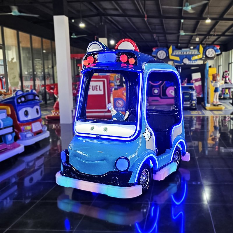 GO GO BUS Kids Electric Riding Cars Indoor/Outdoor Playground Equipment Amusement Park Rides 48v Theme Park Vehicles Model