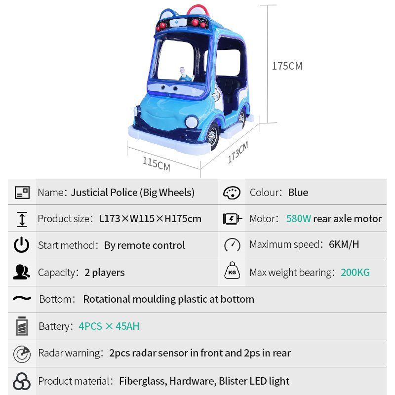 GO GO BUS Kids Electric Riding Cars Indoor/Outdoor Playground Equipment Amusement Park Rides 48v Theme Park Vehicles Model