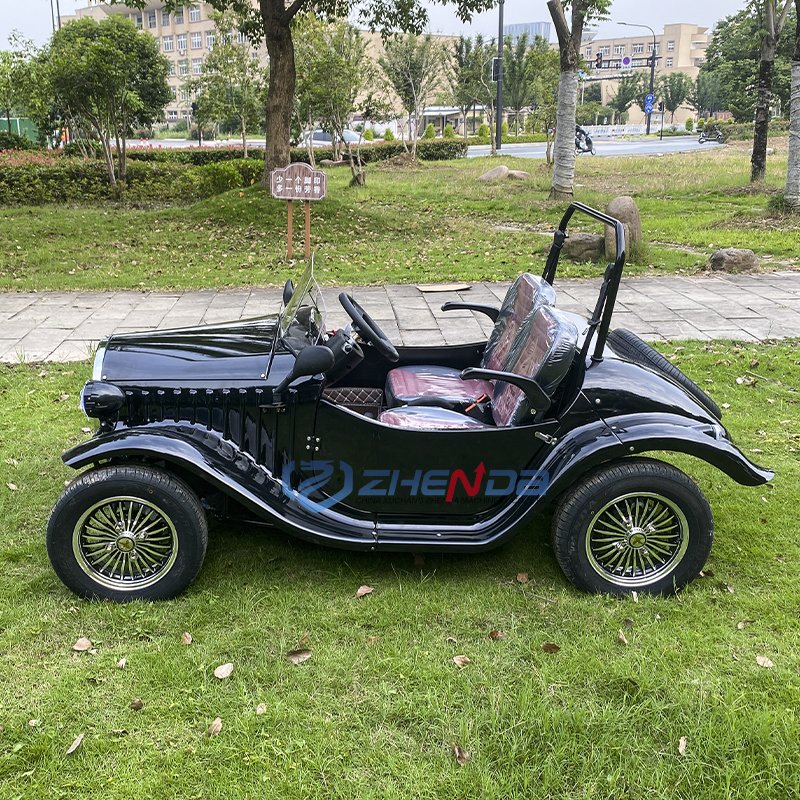 New Cars Luxurious Car Hot Sale Brand Vintage Classic Travel Sightseeing 2 Seats Sightseeing Electric Car