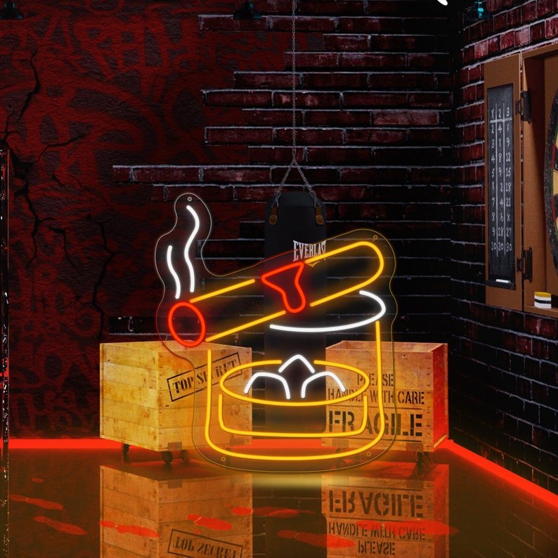 Hot Selling Customized Flexible Advertising Board Cheap Waterproof Clear Glass Signage Indoor LED Neon Sign for Bar Shop