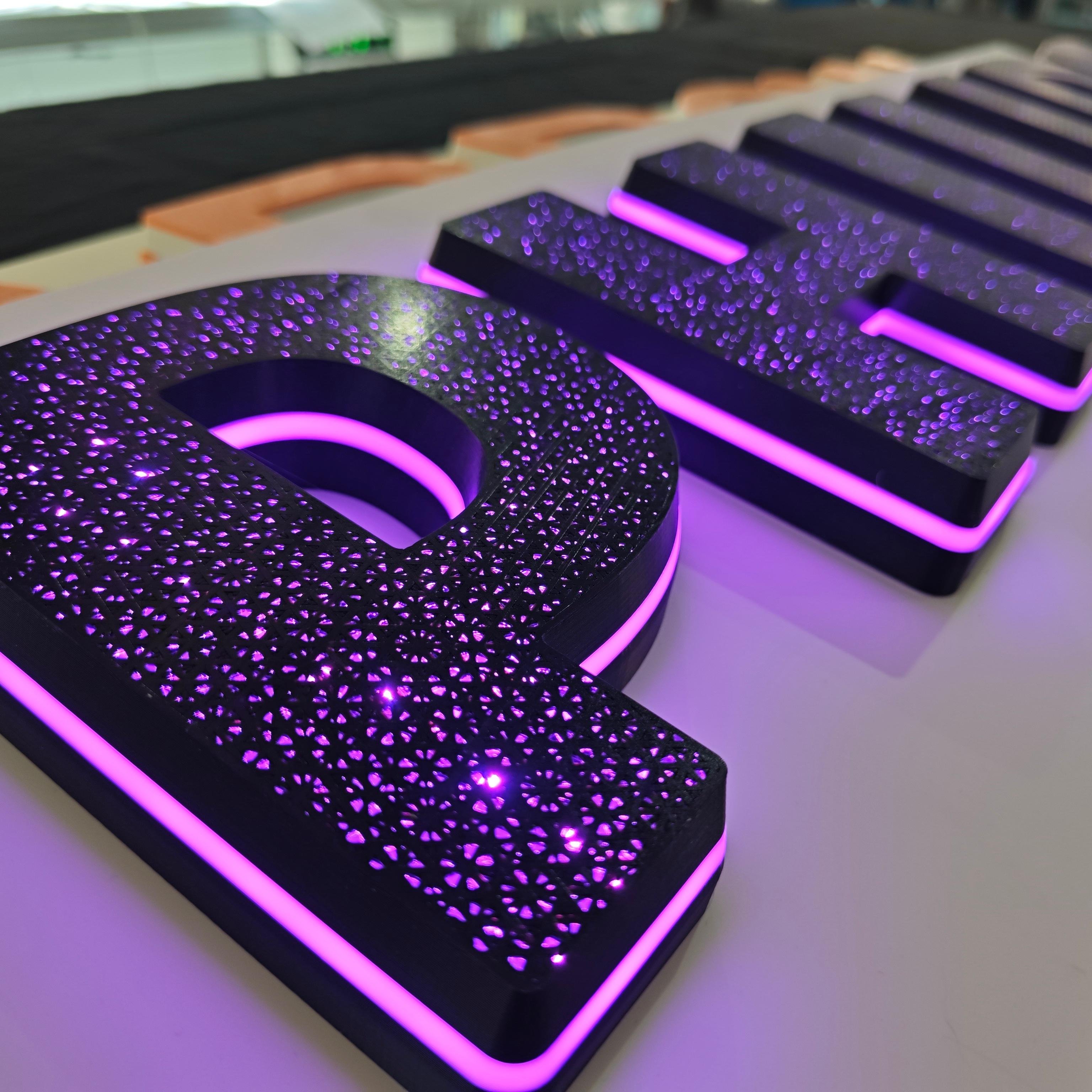 Wholesale Good Quality 3d Luminous Sign Board Low Price Shops Business Advertising Any Color 3D Light Signs
