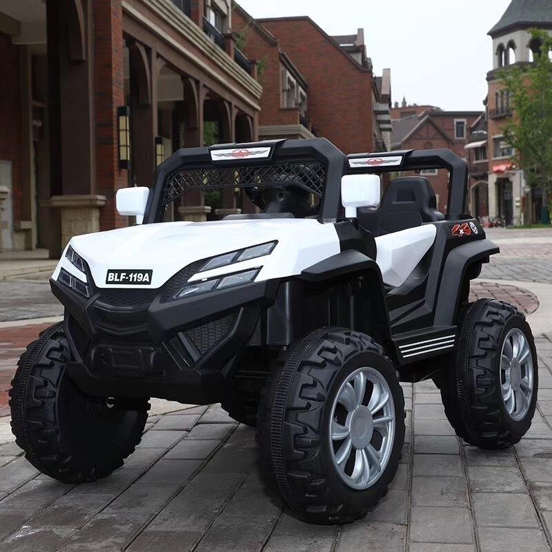 Wholesale 12V Baby ATV Electric Big Car With Remote Control Kids UTV Ride-on Car Toy Rubber Wheels Foot-Powered