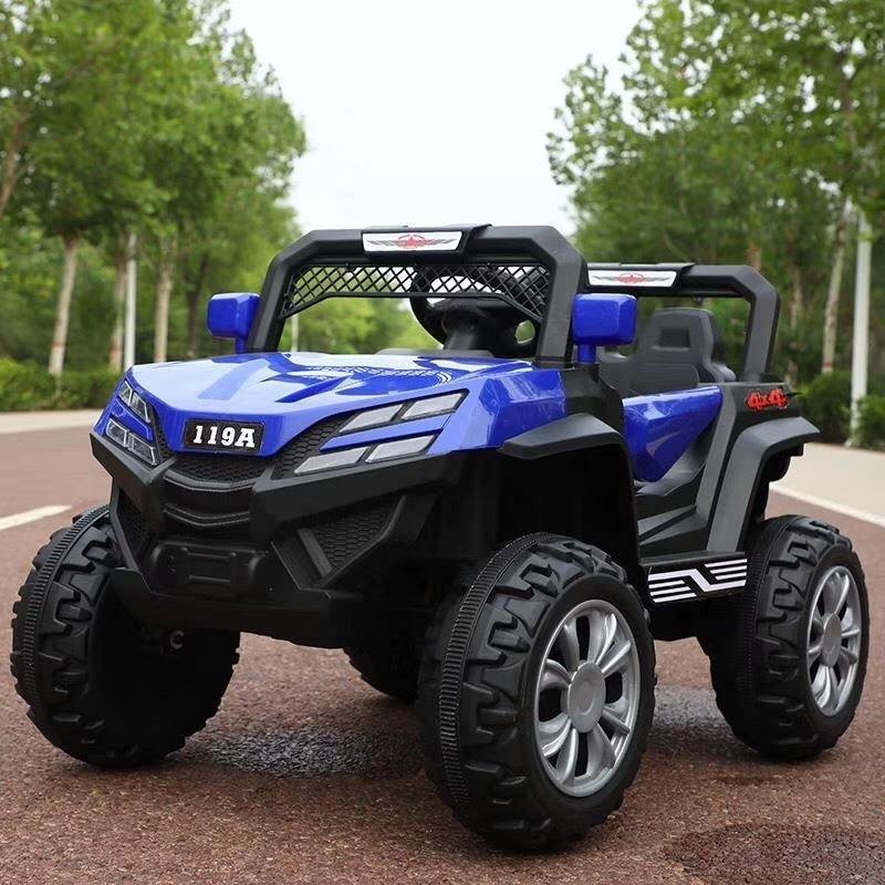 Wholesale 12V Baby ATV Electric Big Car With Remote Control Kids UTV Ride-on Car Toy Rubber Wheels Foot-Powered