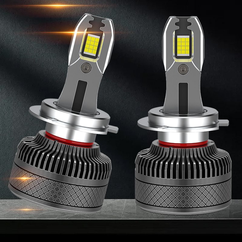 Car Headlight Accessories 45W 5000LM LED Bulb X90 H4 LED Headlight for Car Upgrade