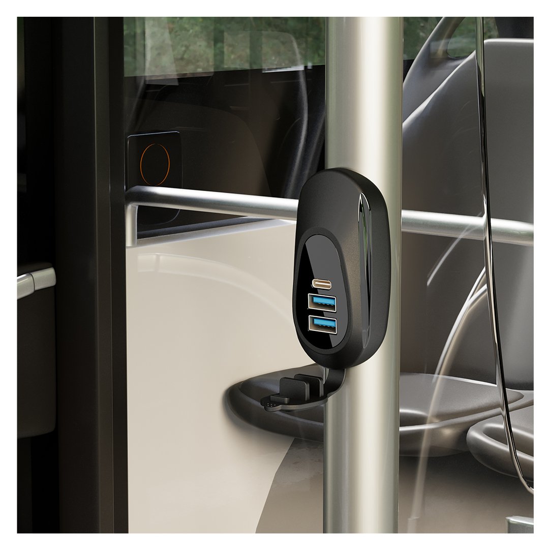12V/24V Qc3.0 Pd3.0 Output Waterproof 24 Volt Car Charger Double Usb Changer Accessory Power Socket Bus Usb Charger