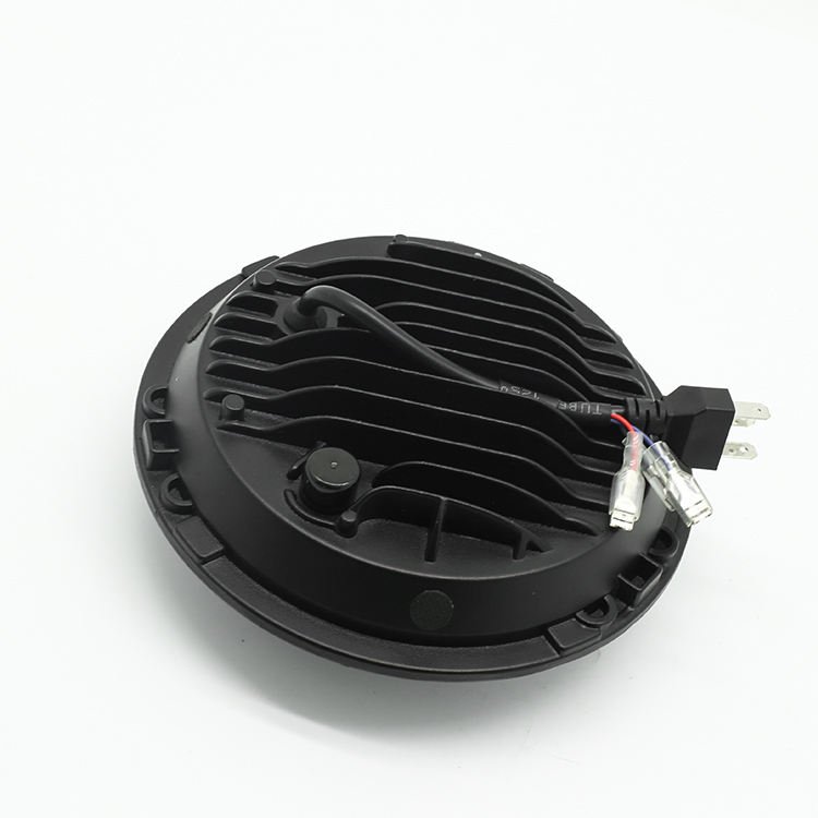 Car Accessories Led Driving Light Dual Color High Low Beam 3535 Led Chip 7inch Round Led Projector Headlight for Truck Wrangler
