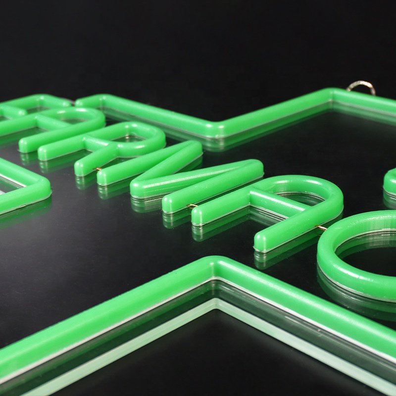 JAGUARSIGN Manufacturer Outlet Pharmacy Green LED Cross Neon Sign Indoor Decoration Pharmacy LED Sign