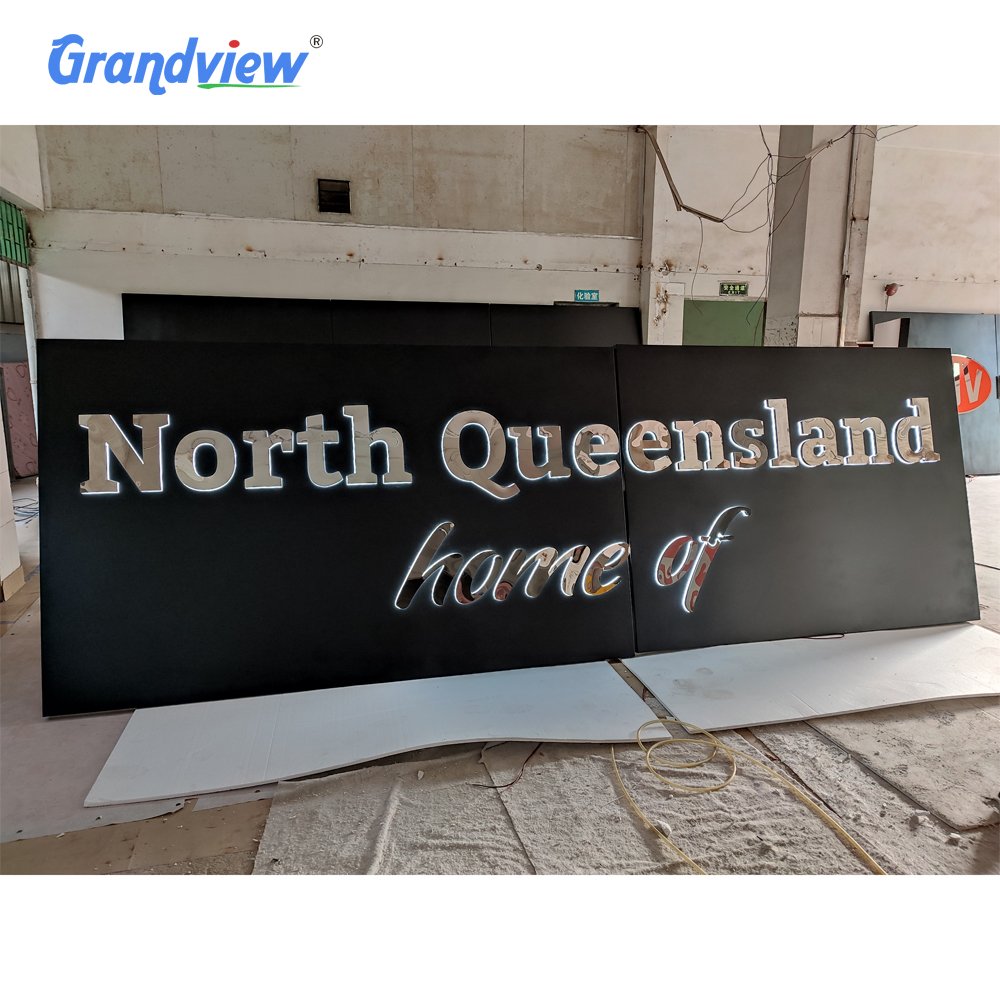 Store Company Brand logo Letter Sign Backlit Business Led Custom Channel Signs for Business 3d Led Sign Board Outdoor