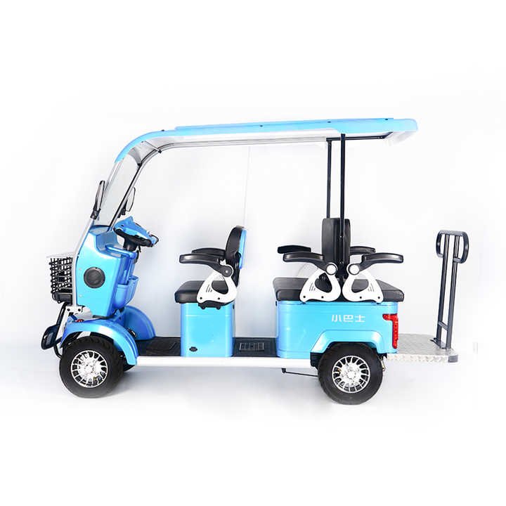 6 Seater Four Wheeled Sightseeing Bus Car Electric Four Wheel Golf Cart Mini Golf Cart Club Car