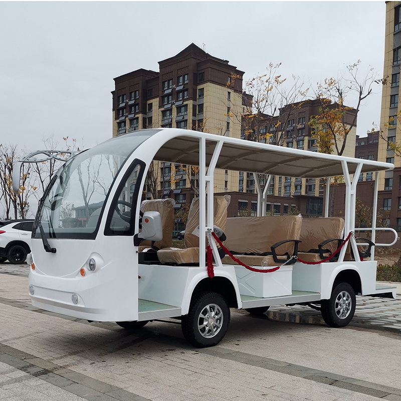 Mini Electric Golf Cart 4-6 Seater Steel Roof Club Car Aluminum Wheels 48v/72v Battery Gasoline-Fueled Sightseeing Car Buggy