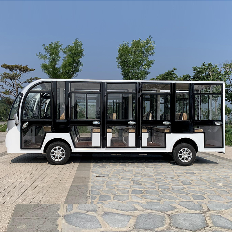 Mini Electric Golf Cart 4-6 Seater Steel Roof Club Car Aluminum Wheels 48v/72v Battery Gasoline-Fueled Sightseeing Car Buggy