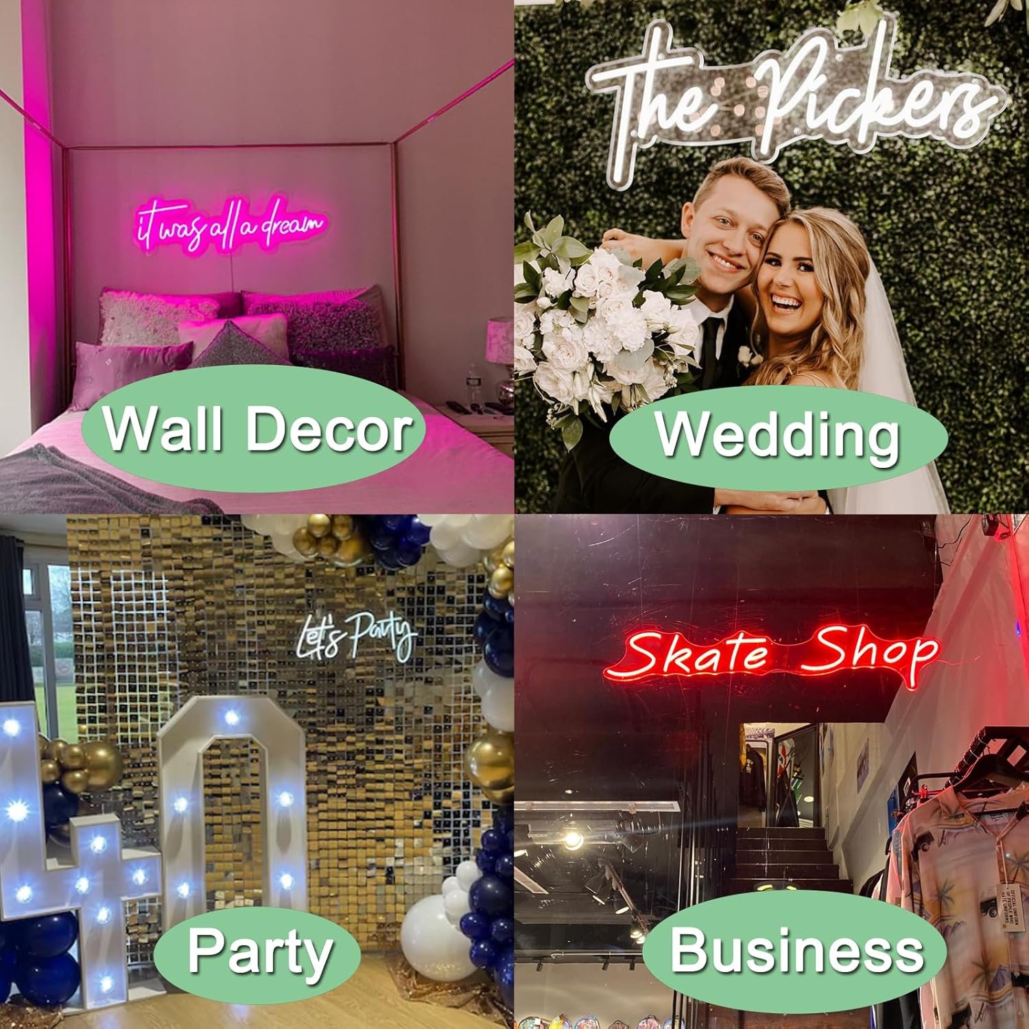 Best Holiday Neon Signs Lights for Wall Decor Energy-Saving Long-Lasting LED Perfect for Atmosphere Creation