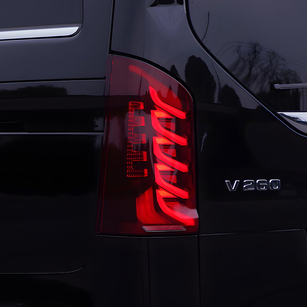 Car Taillights Assembly for Benz Vito V220D V250 V260 V300 W447 2016-2023 LED Upgrade Dynamic Auto Rear Back Lamps Accessories