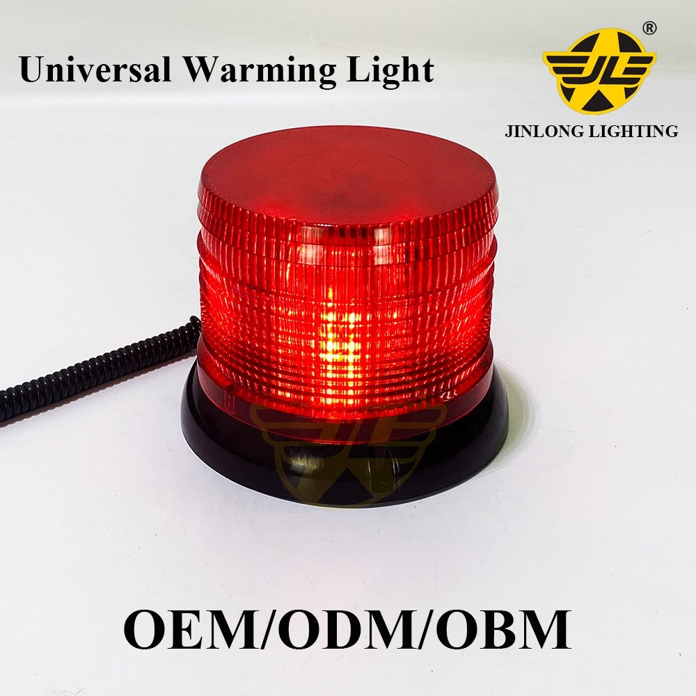 LED Car Roof Work Light Bar Red Strobe Warning Lamp Spot Beacon Light for Trailer Bus Forklift Fire Truck