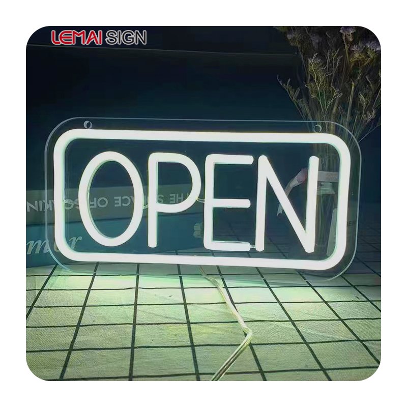 Customized logo Text LED Neon Light Flexible logo Acrylic bar Atmosphere Layout Artificial Neon Light logo