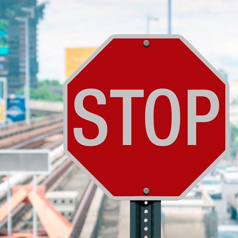 Custom Octagon Stop Sign Board Traffic Signs Silkscreen Printing Control/roadway Safety for School Bus