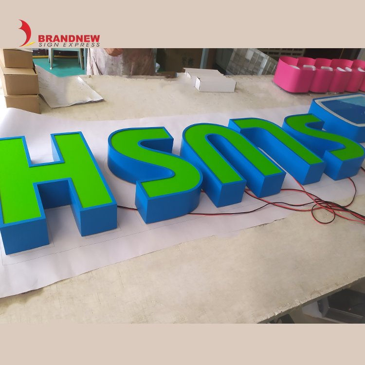 BRANDNEWSIGN Manufacturer Custom Shop Front Led Lights Business Store Acrylic Metal Channel Letter Logo Sign Carteles Luminosos
