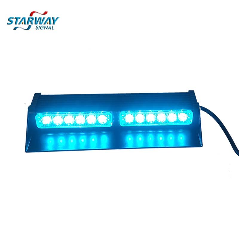Led Warning Light Traffic Visor Dash Deck Light Interior Windshield Flash Strobe Warning Lights