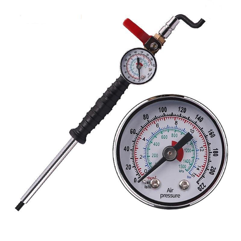 Air Chuck With Handle Male Plug Gauge Tire Filler Npt for Head Inflator Car Gauge Compressor Inflator Gauge