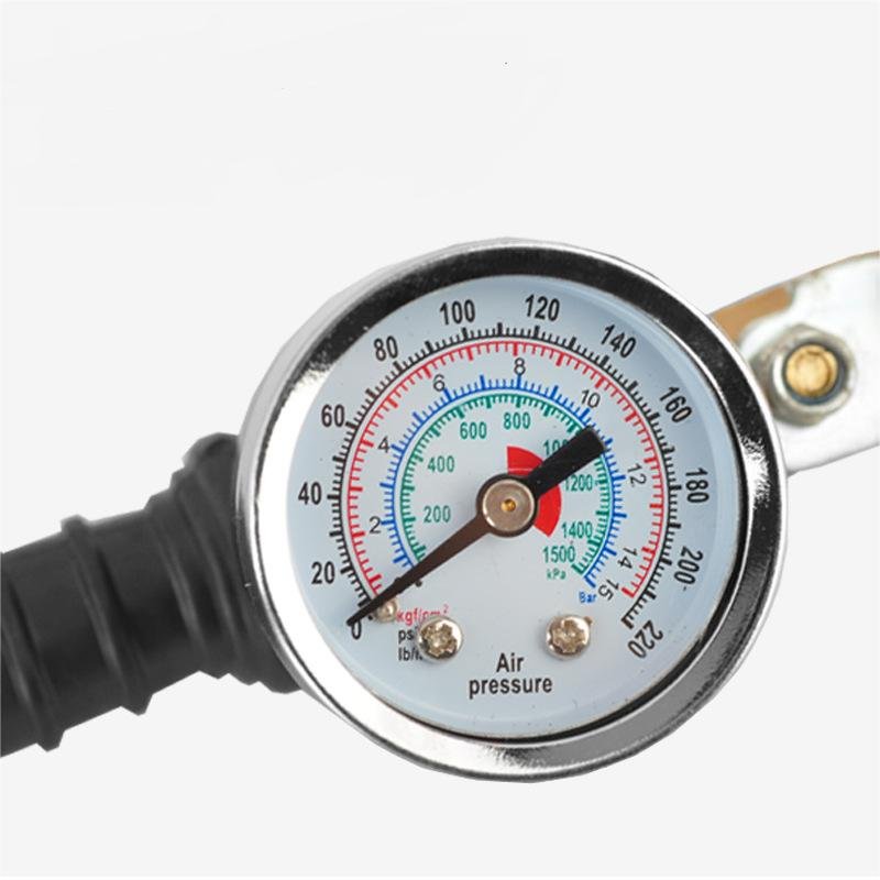 Air Chuck With Handle Male Plug Gauge Tire Filler Npt for Head Inflator Car Gauge Compressor Inflator Gauge