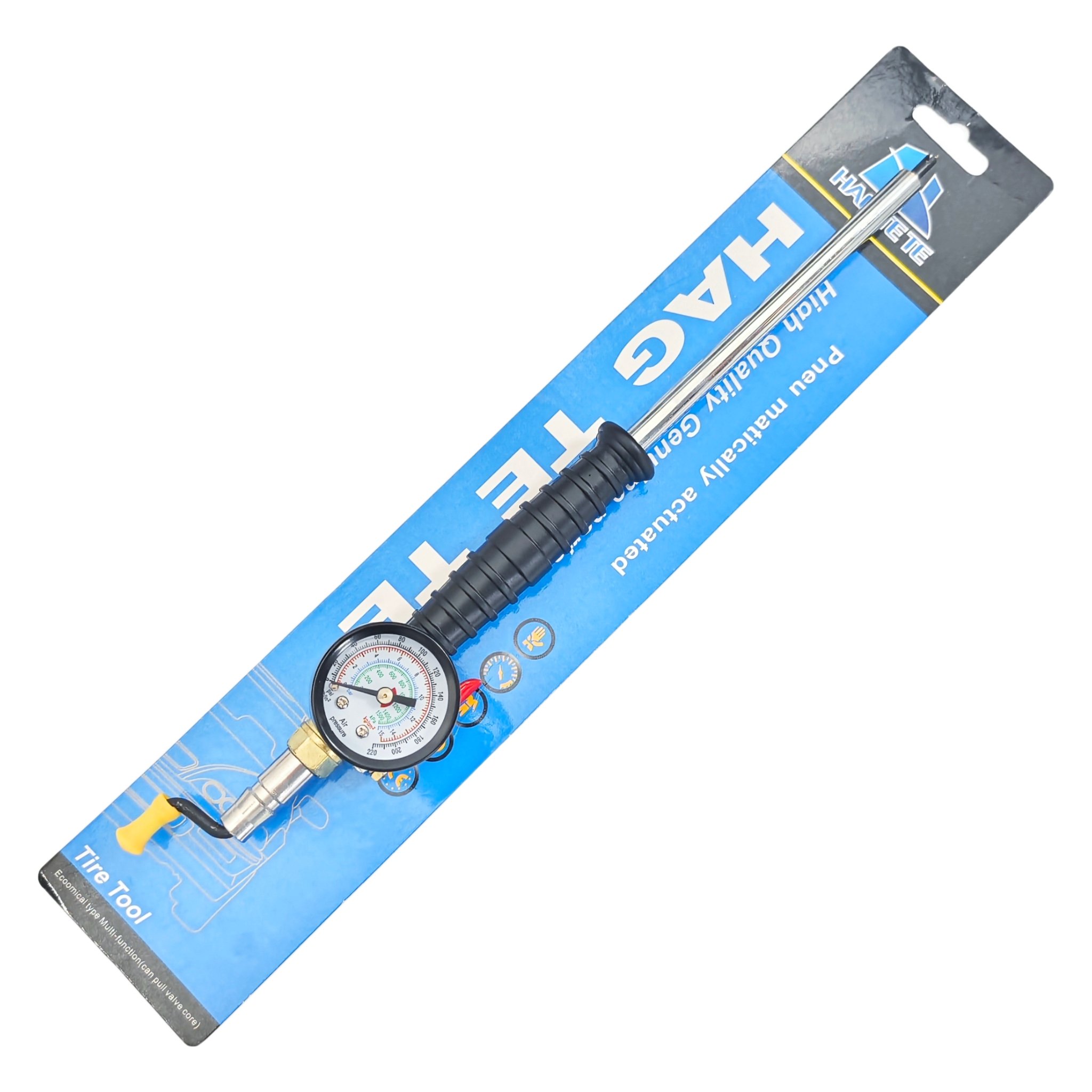 Air Chuck With Handle Male Plug Gauge Tire Filler Npt for Head Inflator Car Gauge Compressor Inflator Gauge