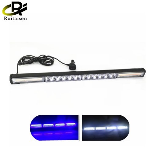 48-138CM Led Strobe Light bar Dual Sides Magnet Light 12-24V Luces Flashing Light for Universal Car Moto Accessories