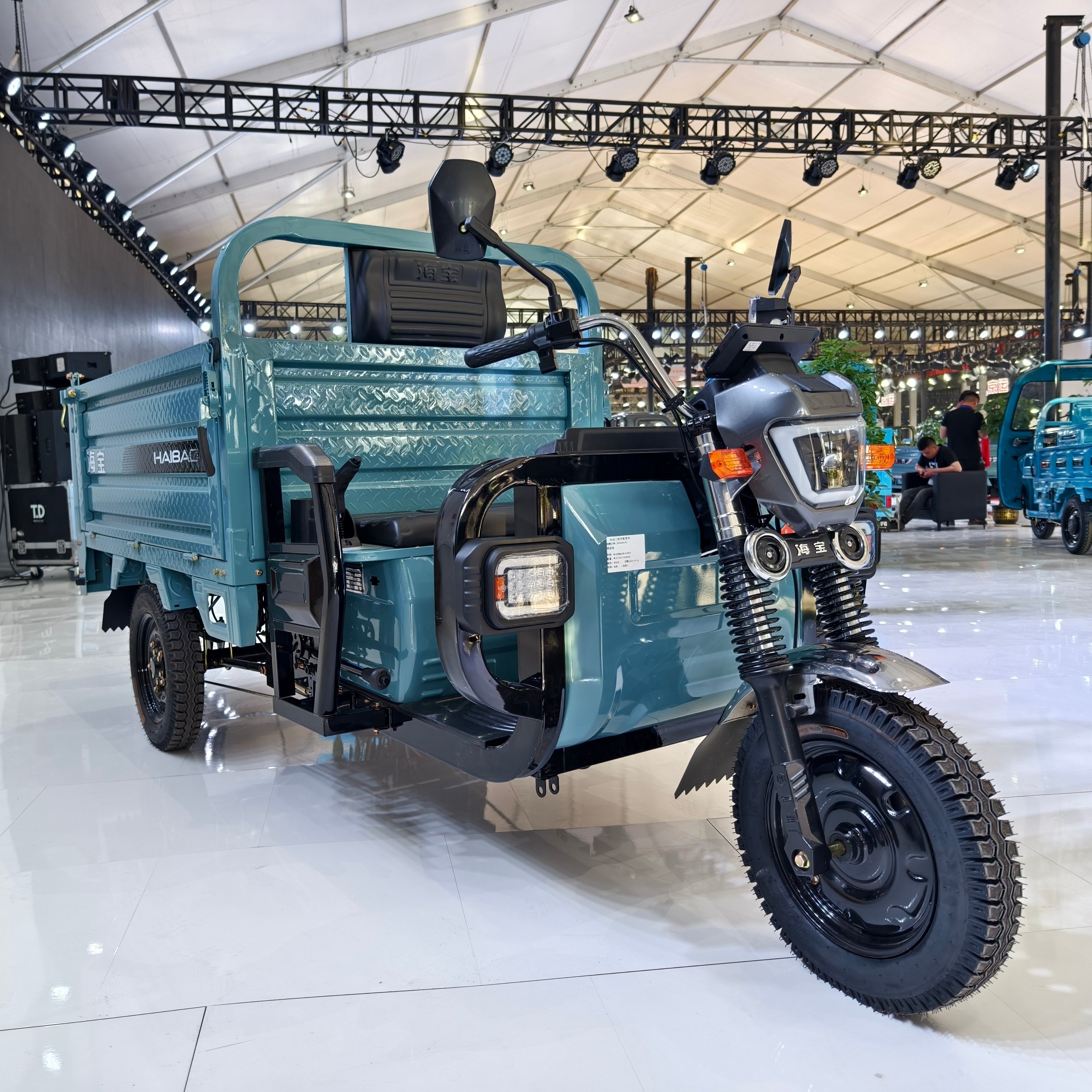 Small Dump Truck Electric Tricycles Mid Engine Adult 3 Wheel Electric Tricycles Cargo