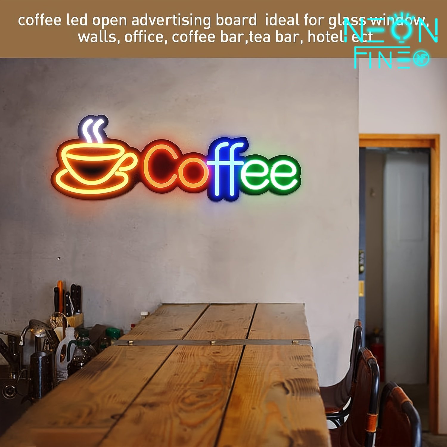 Rebow Wholesale Led logo Light DONT OVER THINK SHIT Neon Sign Coffee Neon Sign for Bedroom Party Home Decor