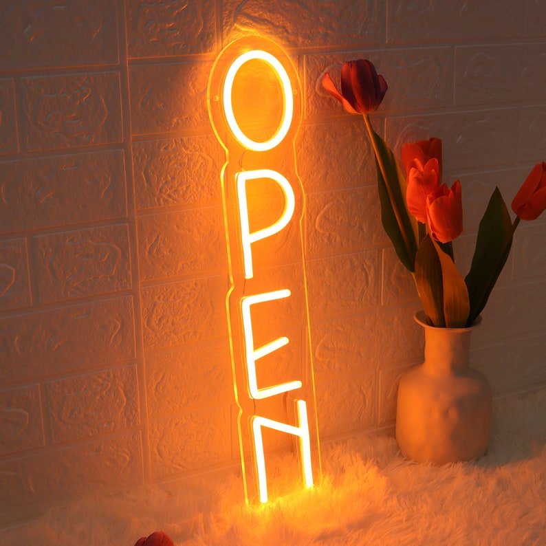 China Fuzhou Factory Custom Electronic LED Neon Sign Letters Words Advertising Decorative Acrylic Neon Sign