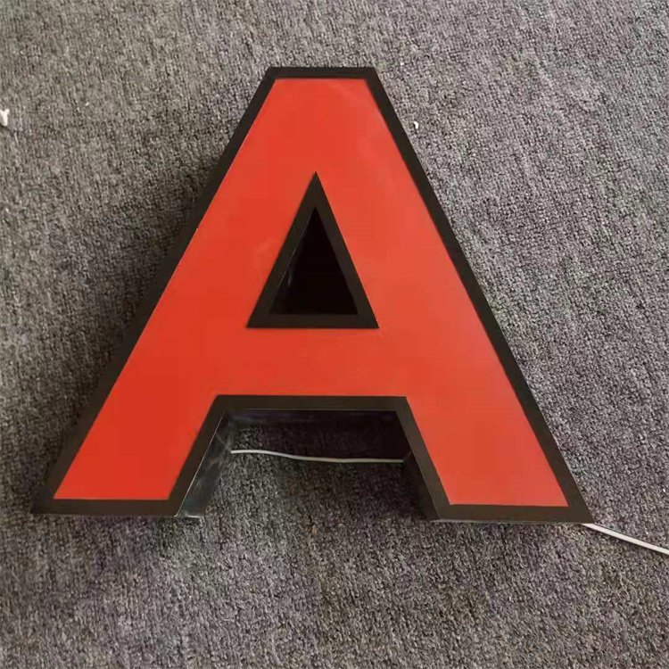 Customized 3d Luminous Acrylic Letter External Illuminated Building Signs Led Channel Letters for Shop