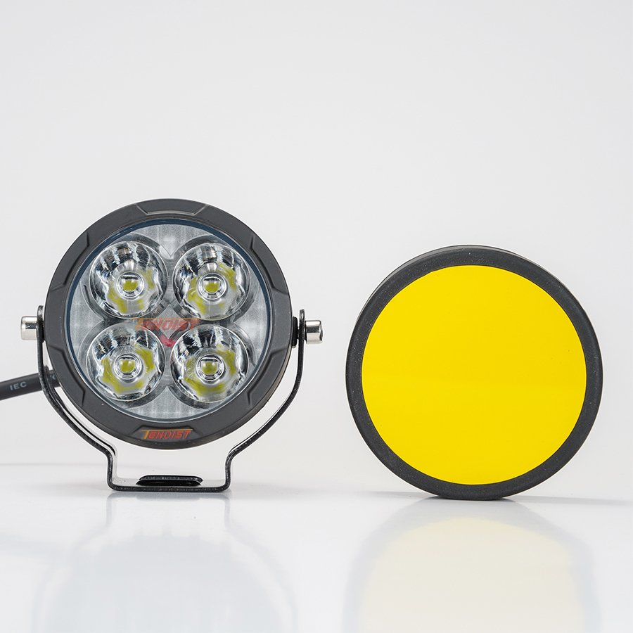 Super Bright 3 Inch 4 Beams White Yellow Spot LED Work Driving Head Fog Light for Truck Car SUV Offroad ATV UTV BUS 9-30V