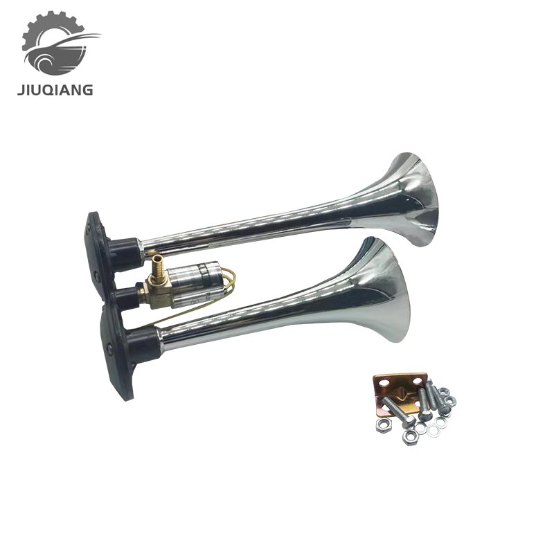 Jiuqiang 12V 24V Air Horn Clear High Decibel Metal for Truck Bus Loudspeaker Accessories Higer Ankai Bus Horn Parts