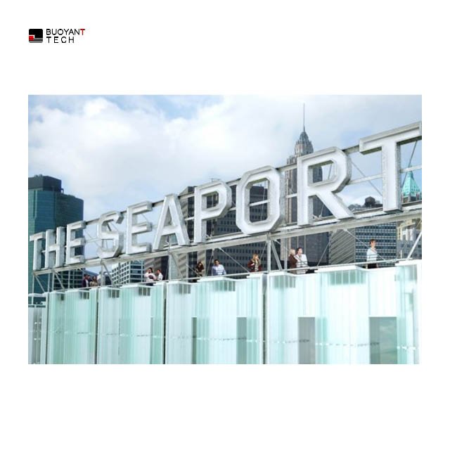 Custom Company Business Signage Gold logo Channel Letters Sign Outdoor Led Light 3d Letter Shop Store Front Backlit Signs