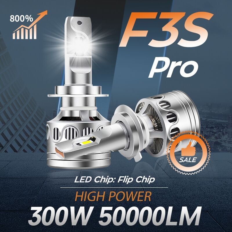 300W 50000lm High Lumen Led Headlight Bulb 6000k Auto Head Lights Led Car Lights Car Head Lights H1 H4 H7 9005 9006 H11 Led