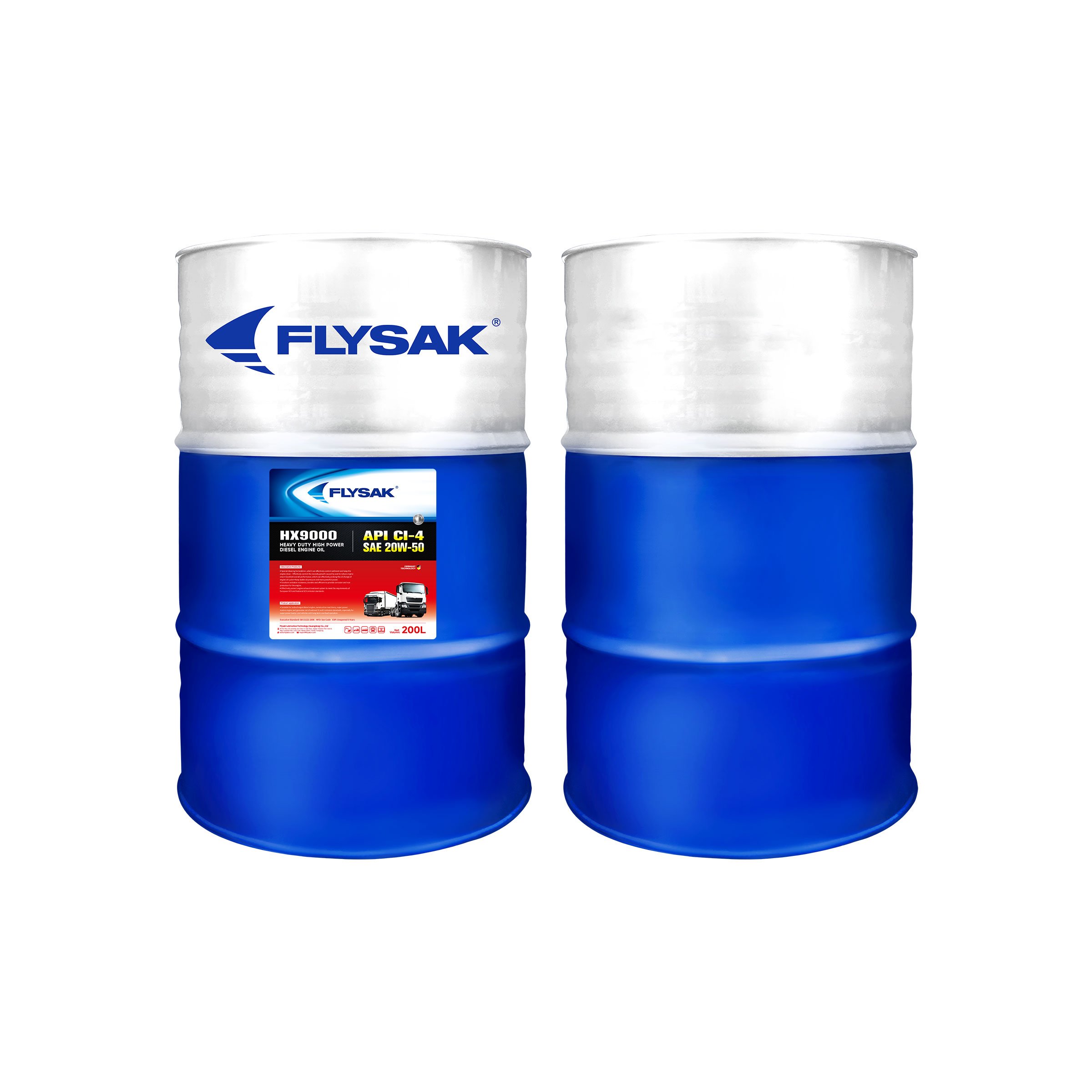 China Factory Heavy Duty Diesel Engine Oil API CI-4 20W50 Motor Oil for Buses Diesel Engines