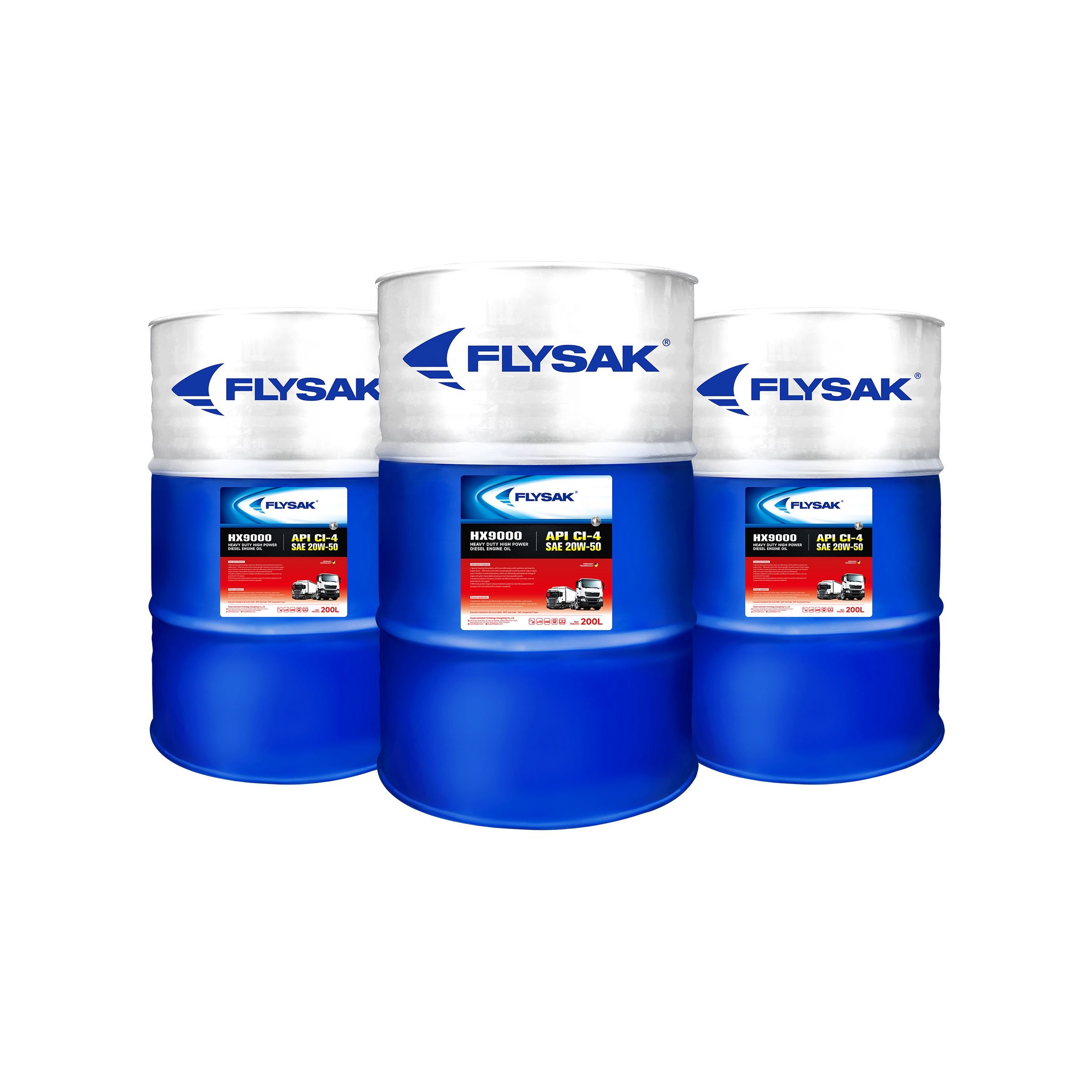 China Factory Heavy Duty Diesel Engine Oil API CI-4 20W50 Motor Oil for Buses Diesel Engines